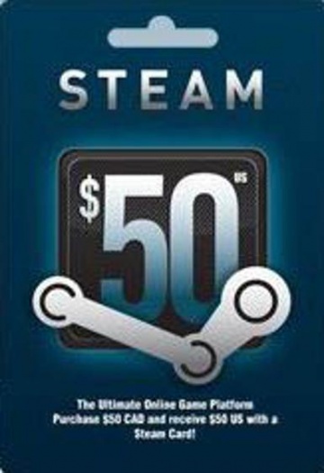 Steam Game Card 50 Dollar - $50 Steam Gift Card Digital Key - ONLY Currency  USD